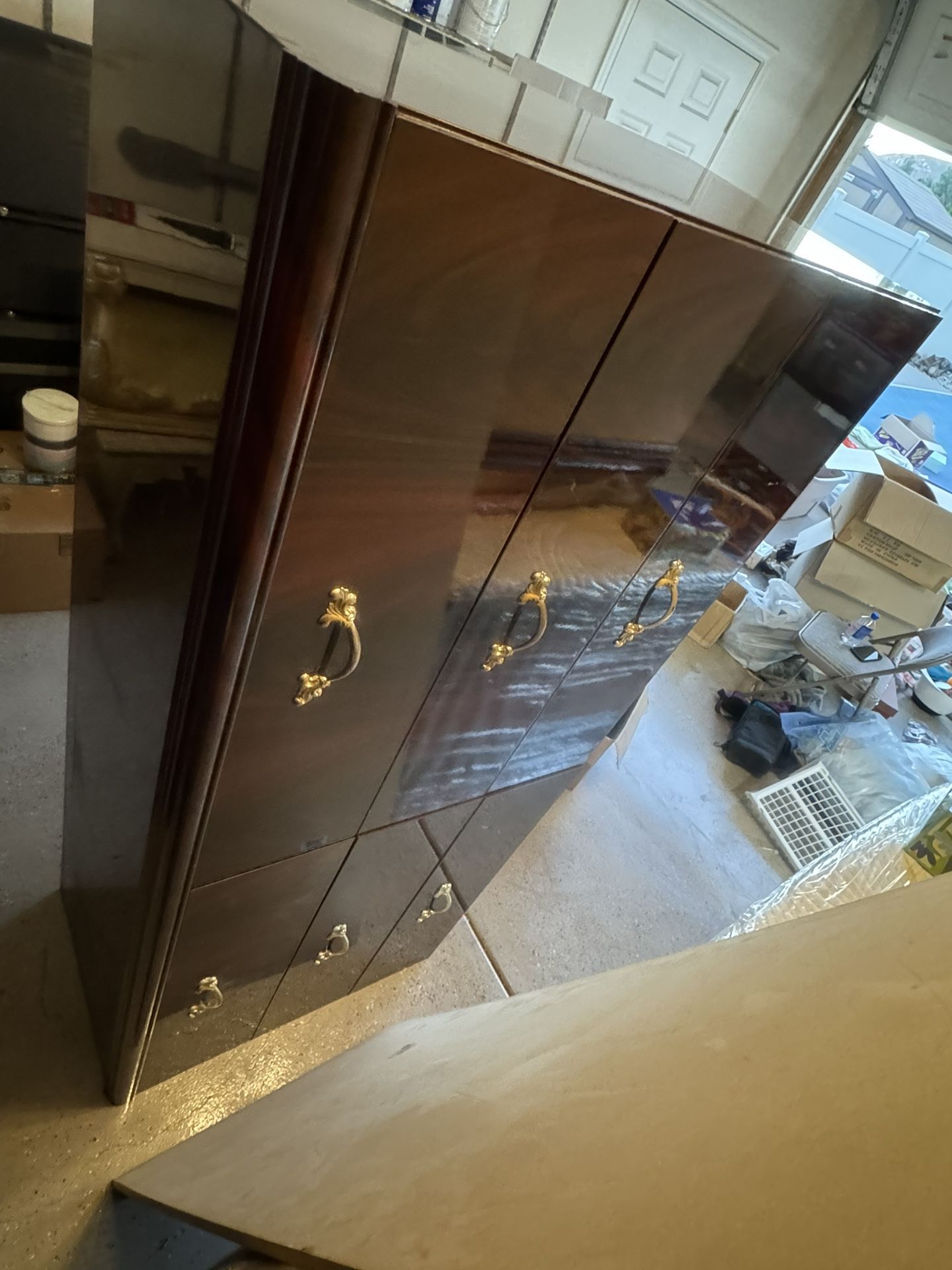 Six Drawer Dresser With Mirror