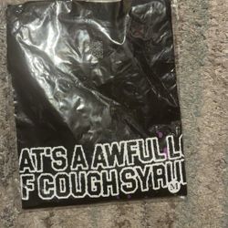 COUGH SYRUP TEE SIZE M