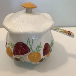 Vintage 70’s Arnel’s Pottery Merry Mushroom Ceramic Soup Tureen