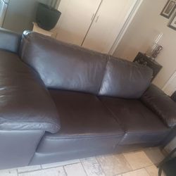 Italian Leather Couch