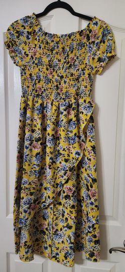 Girls Summer yellow dress