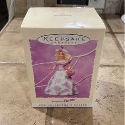 Hallmark 1995 Springtime Barbie Ornament 