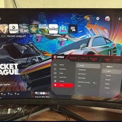 MSI Curved 27’ Gaming Monitor 145 HZ 