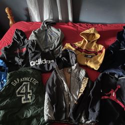 BUNDLE boys jackets/hoodie size MEDIUM