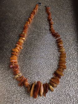 Amber Bead Necklace