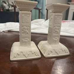 Lenox Shabbat Candlesticks