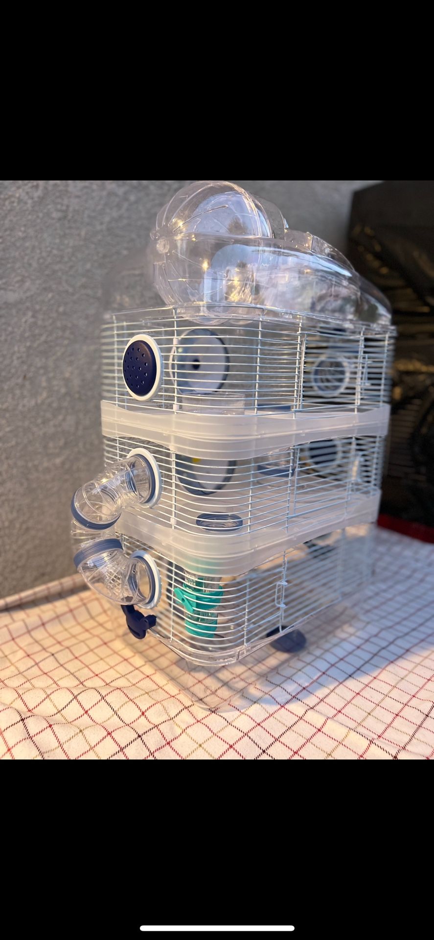 Clear Hamster Cage 