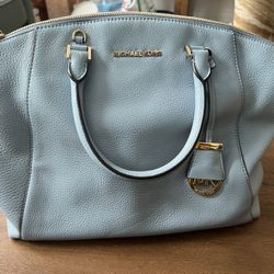 Michael Kors Pale Blue Satchel