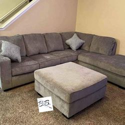 L Shaped Sectional With Ottoman Same Day Delivery By ASHLEY 