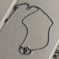 James Avery Heart Linked Necklace