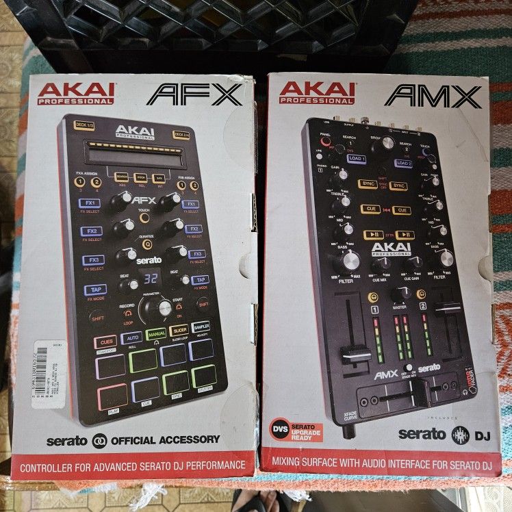 Akai AMX And AFX Mixers For Serato
