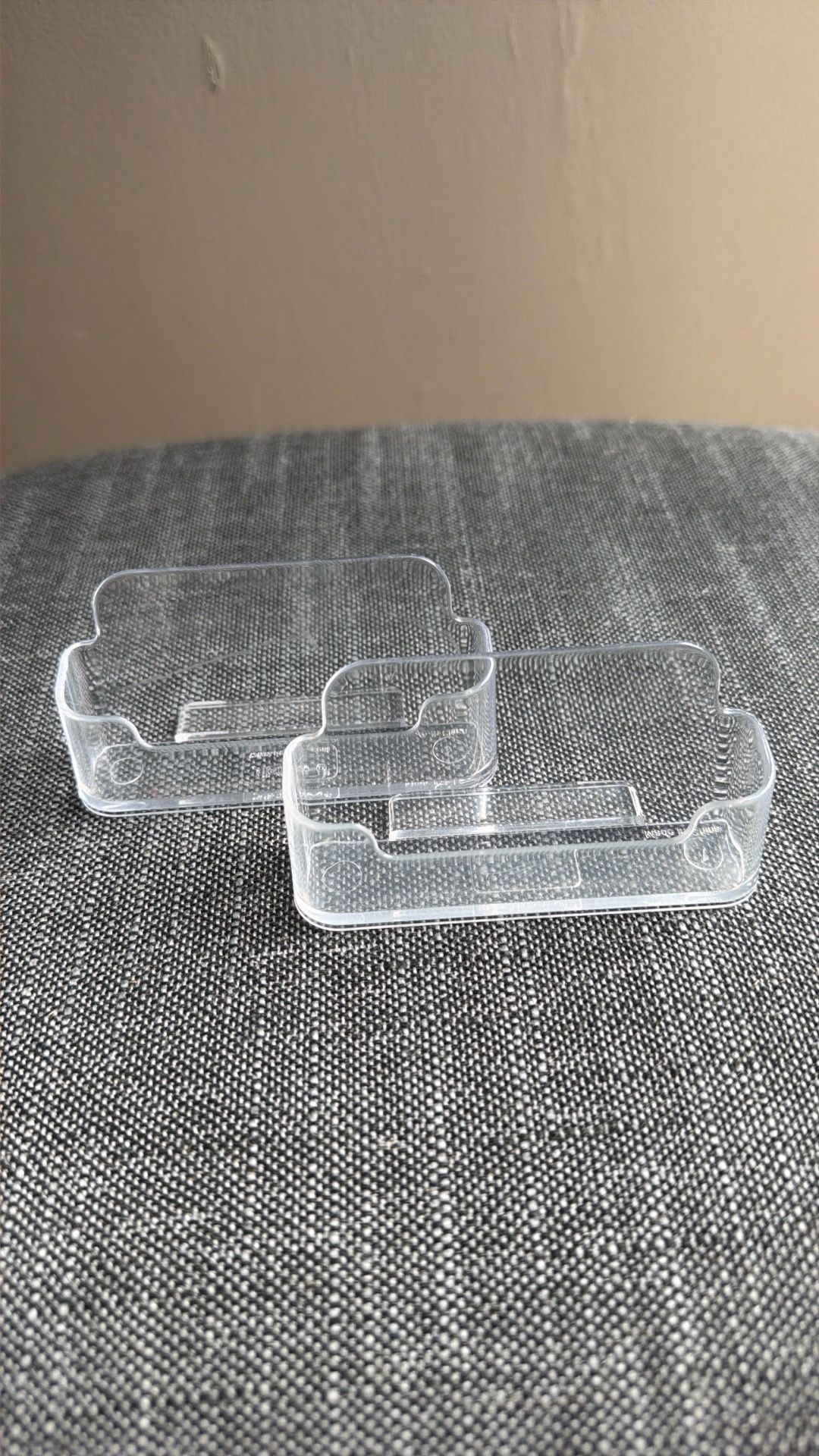 transparent card holders