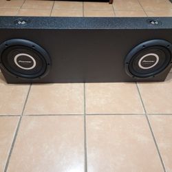 Pioneer 10" Sealed Underseat Upfiring MDF Subwoofer Enclosure for 2022-25 toyota crew max trucks