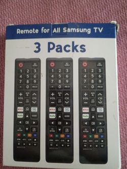 3  pack Samsung remote