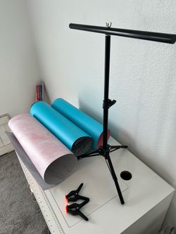 Tripod photography, backdrop kit