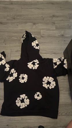 Denim Tears Cotton Wreath Hoodie Black