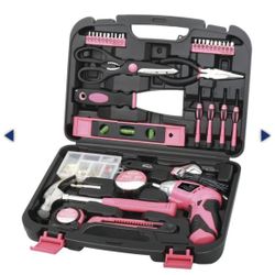 Apollo Precision 135 Piece Pink Tool Box