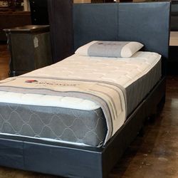 Brand New Twin Beds For Sale/Complete Bed Frame With New Mattress/Fast Delivery