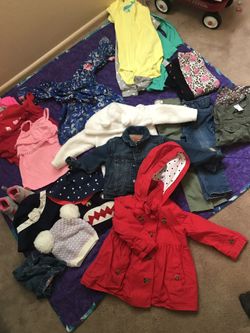 Toddler girl clothes 12-24 mo and Nike shoes 5t