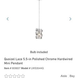 Pendant light
