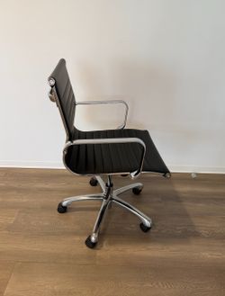 4’x20”Dx27”T White Credenza with Metal Handles