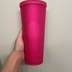Limited Edition (2021) Hot Pink Jelly Venti Tumbler - Studded 