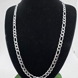 Solid Stainless Steel  Figaro Chain