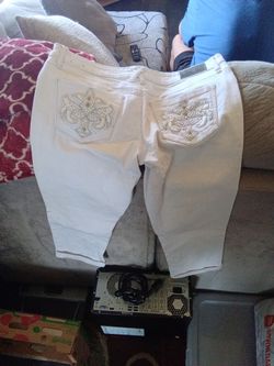 Hydraulic 8/10 white ankle pants
