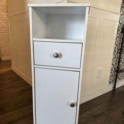 Small Bathroom Cabinet With Drawer And Shelves 