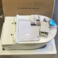 Swiss Madison St. Tropez Wall-Hung Toilet Bowl opened box