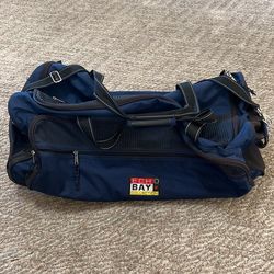 Echo Bay Collection Blue/Black Duffle Bag W/wheels