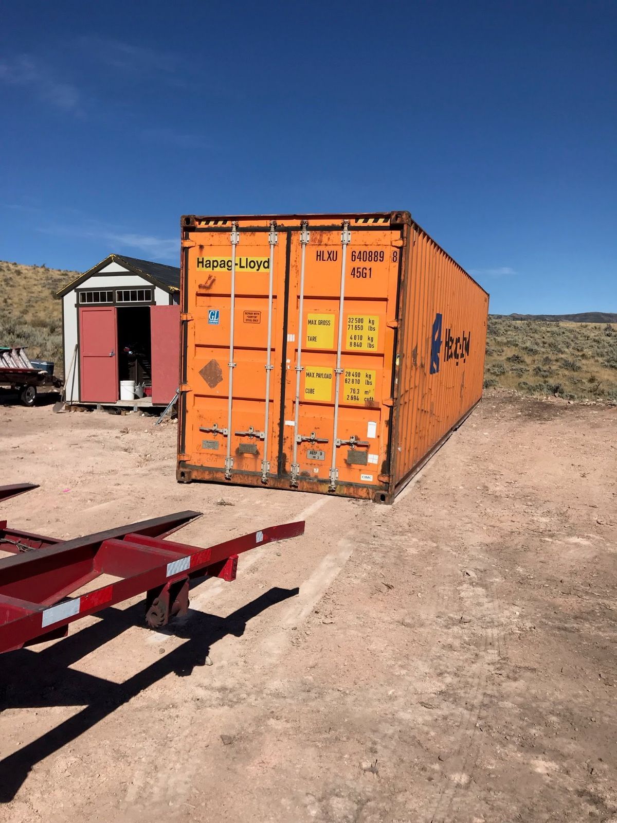 Water Tight Shipping Container 40’