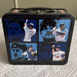 VINTAGE DODGERS TIN LUNCH BOX