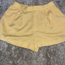 Yellow Forever 21 Shorts 