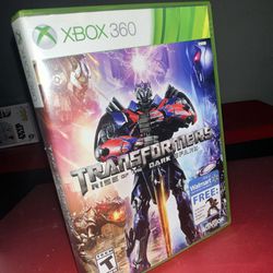 TRANSFORMERS: RISE OF THE DARK SPARK (Microsoft Xbox 360, 2014) TESTED No Manual