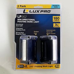 New LuxPro Magnetic Directional Work Lights
