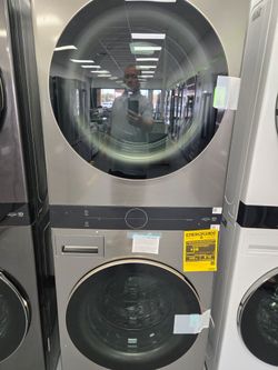 LG 27" Graphite Steel Natural Gas WashTower New