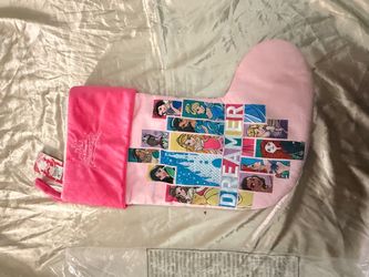 Disney Princess Dreamer Pink Christmas Stocking New With Tags