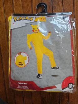 Pokemon Pikachu costume size 7-8