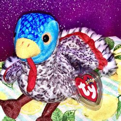 Ty Beanie Babies Lurkey The Turkey