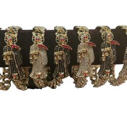 Santa Muerte Bracelets And Necklaces Gold Plated