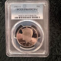 1983-S Kennedy Half Dollar - PCGS graded coin