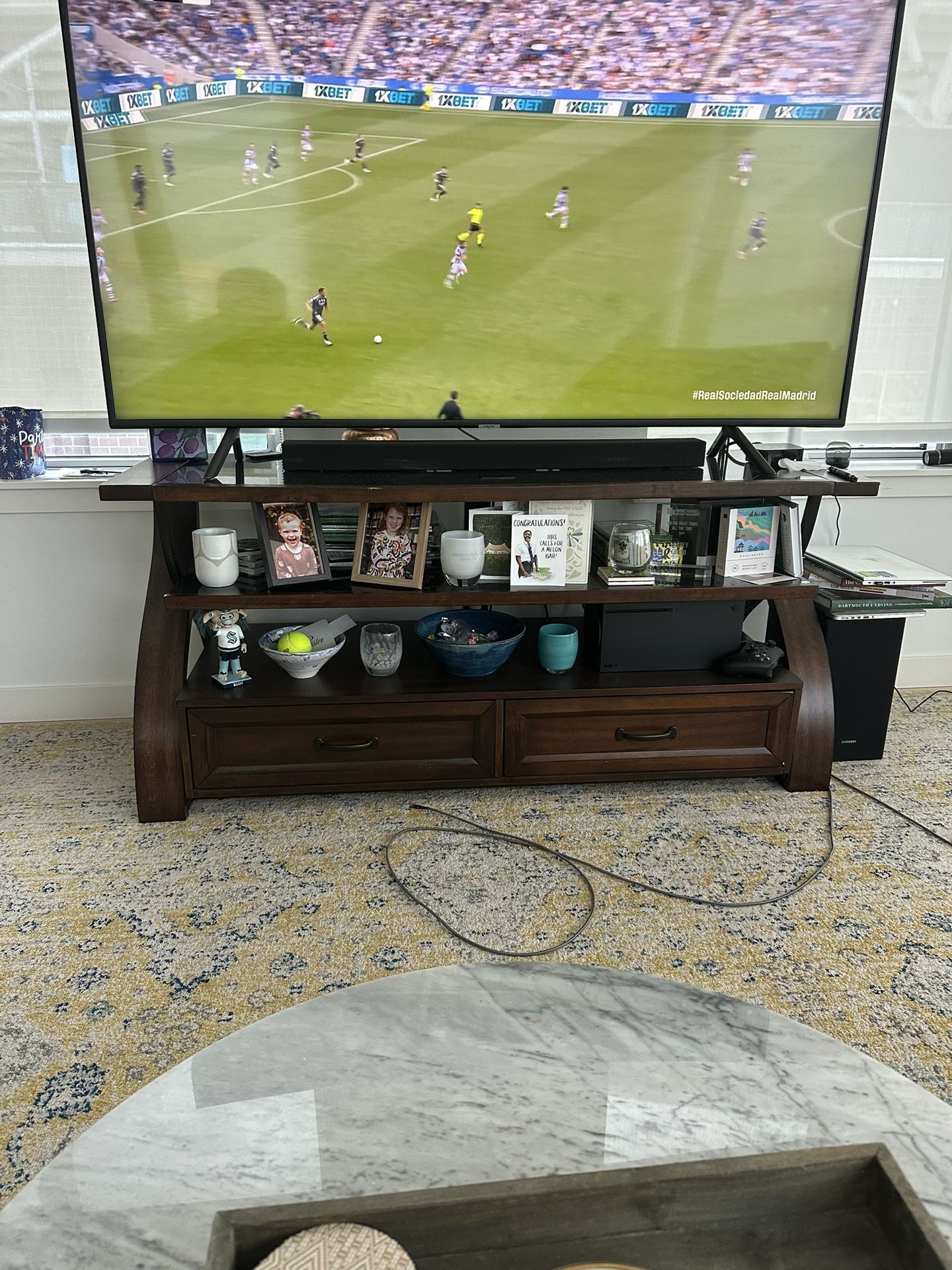 Wood TV Console