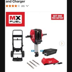 Milwaukee MX FUEL Lithium-Ion Cordless 1-1/8 in. Breaker with Battery and Charger