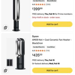 Dyson Cool™ Tower Fan AM07 Black/Nickel