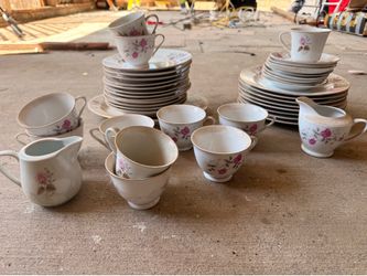Vintage floral china set