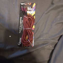 New Type-c To Lightning Charge/sync Cable  10ft IPhone/ipad/ipod