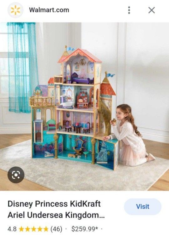 Kidkraft little 2024 mermaid dollhouse