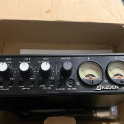 Azden  4 Channel Portable Audio Mixer