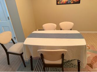 Dinning table and chairs